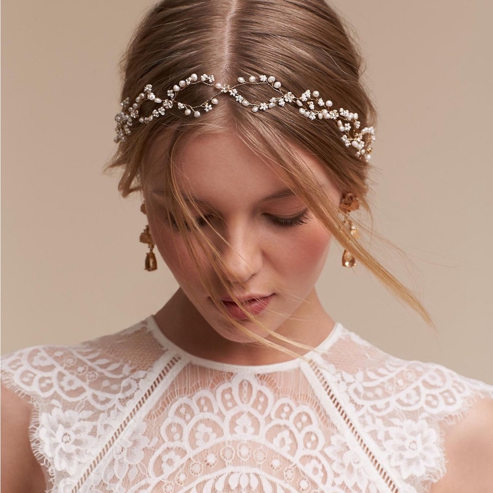 Anthropologie Pearldrop Halo